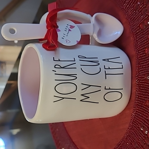 🩷Rae Dunn Mug w/Spoon - Picture 1 of 5